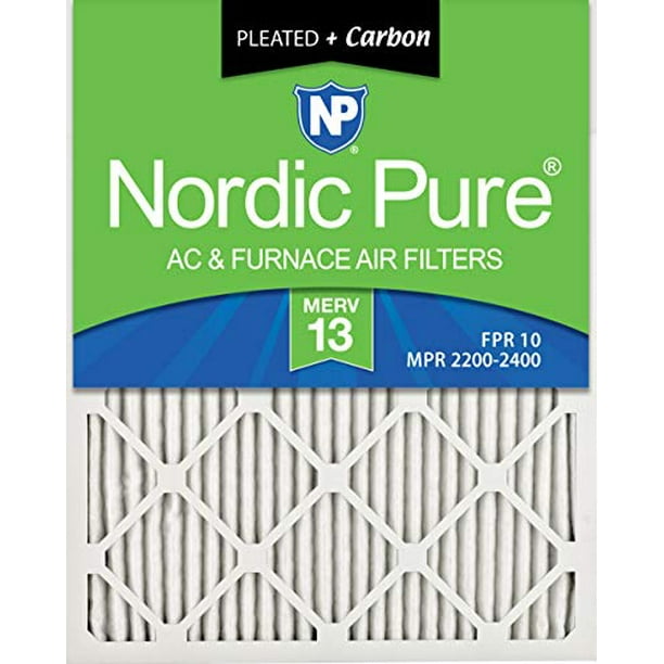 Nordic Pure 12x24x1 MERV 7 Pleated AC Furnace Air Filters 2 Pack 2 Piece Nordic Pure 12x24x1 MERV 7 Pleated AC Furnace Air Filters 2 Pack 2 Piece